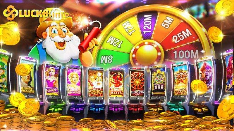 Top 2 game slot đăng ký tặng tiền nổi bật tại Luck8